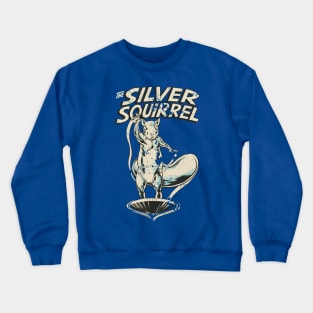 Silver Squirrel - retro Crewneck Sweatshirt